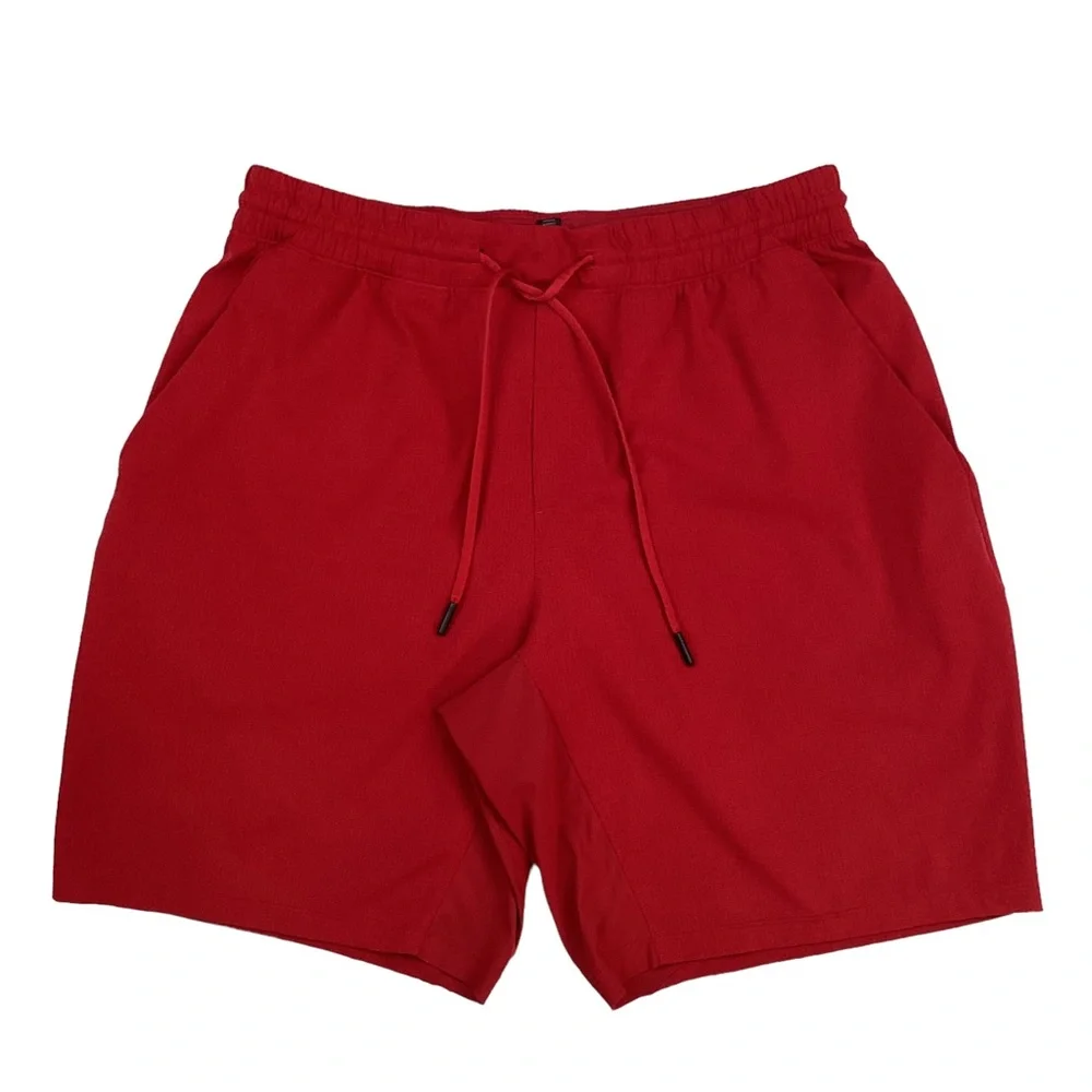 Lululemon Pace Breaker Vented Running Shorts Red